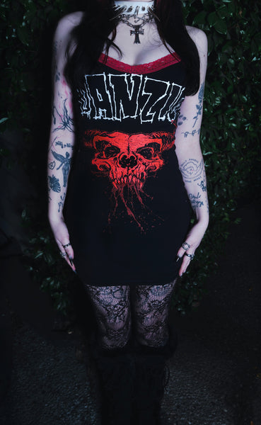 Danzig Red Lace Strap Dress