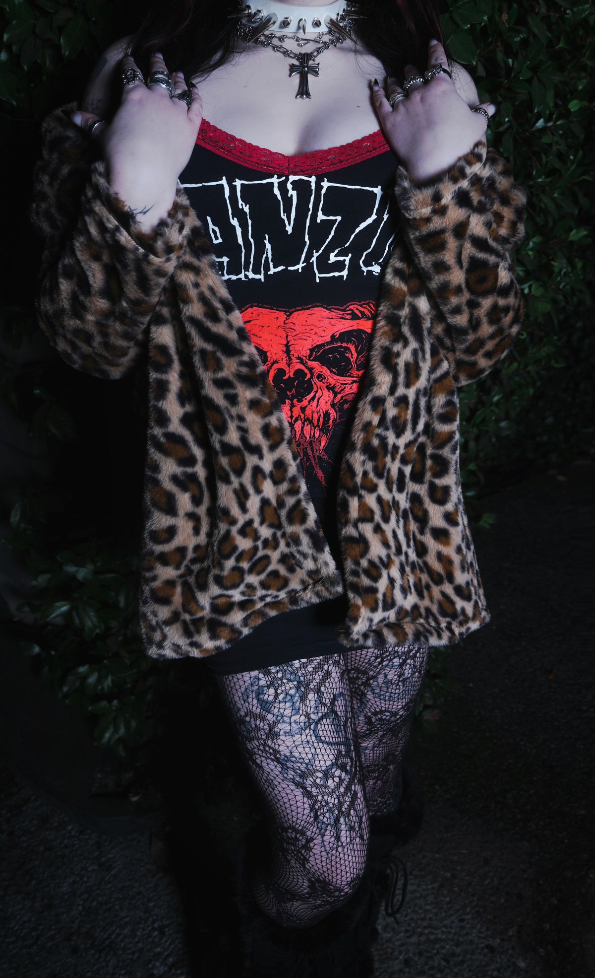 Danzig Red Lace Strap Dress