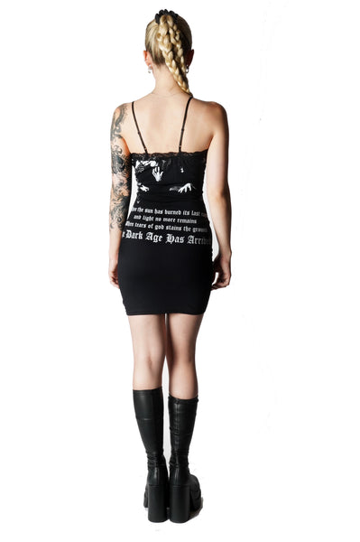 Dark Funeral Lace Strap Dress