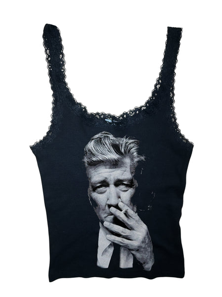David Lynch Ribbed Lace Tank (Limited edition)