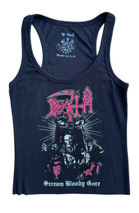 Death Ribbed Tank Top
