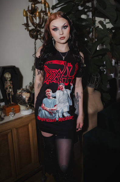 Death Shoulder-Cut Dress