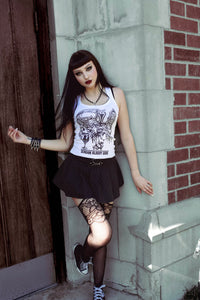 Death Ribbed Tank Top