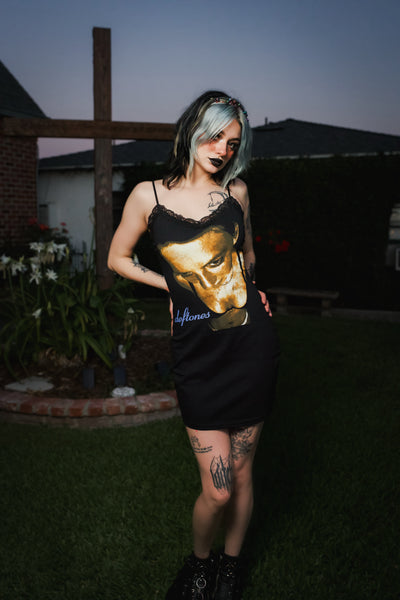 Deftones Lace Strap Dress