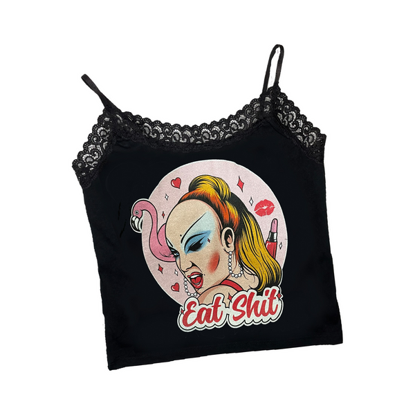 Divine Cropped Lace Tank