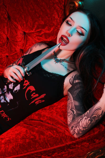 Dracula (Love never dies) Lace Strap Dress