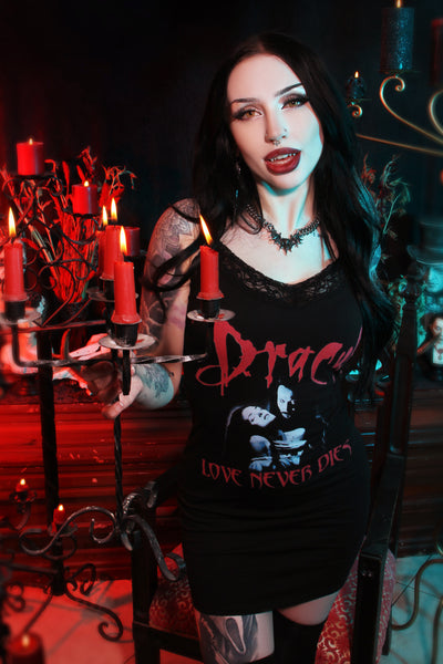 Dracula (Love never dies) Lace Strap Dress