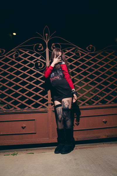 Dracula Off- Shoulder Dress