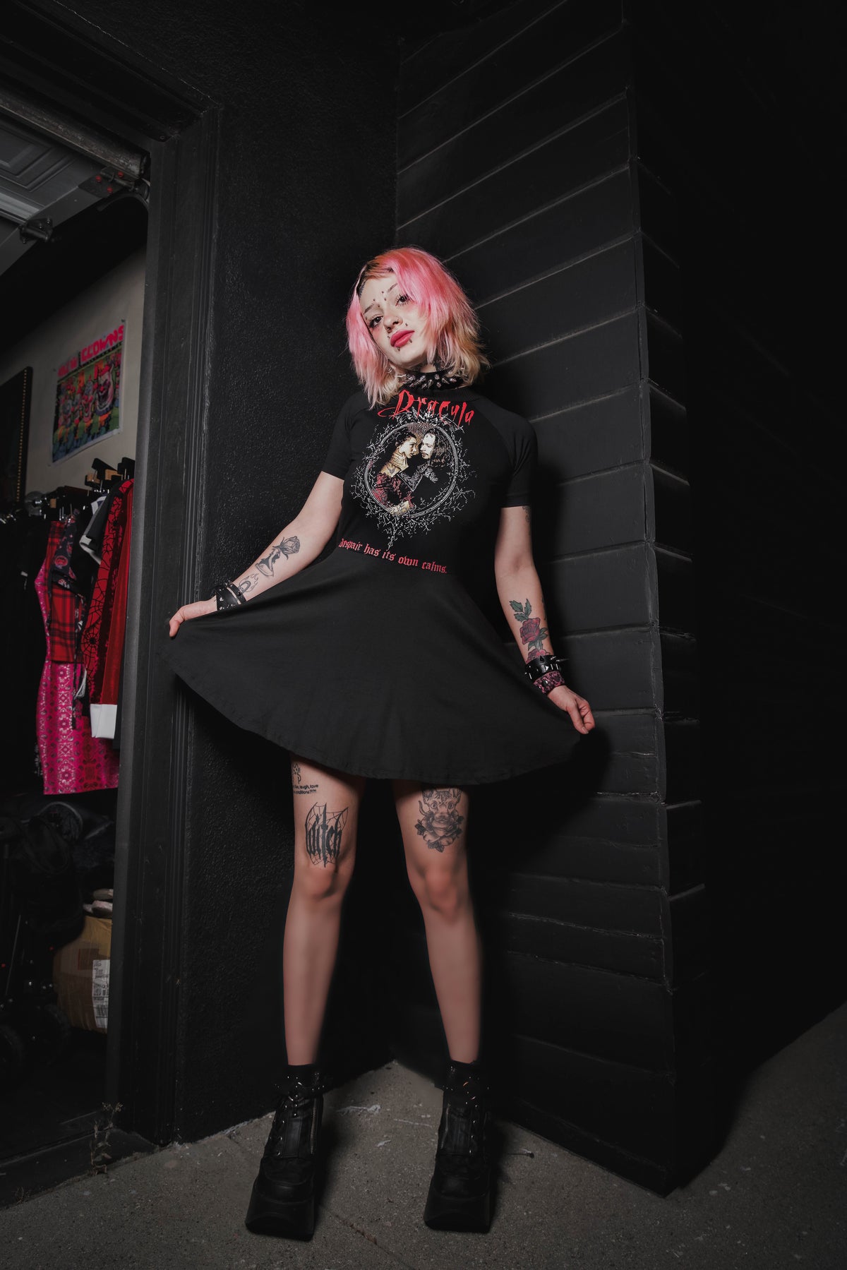 Dracula Baby Doll Dress
