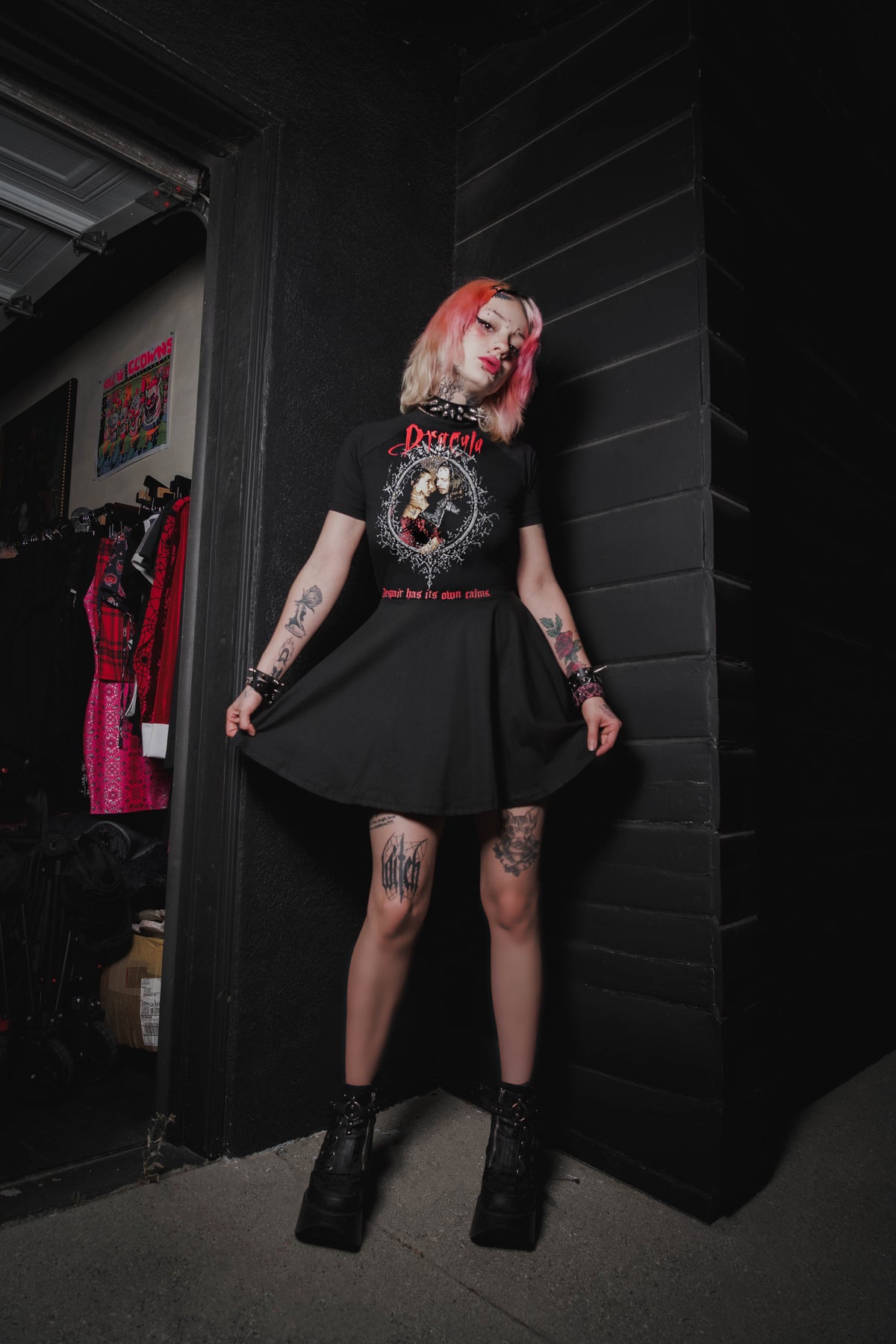 Dracula Baby Doll Dress