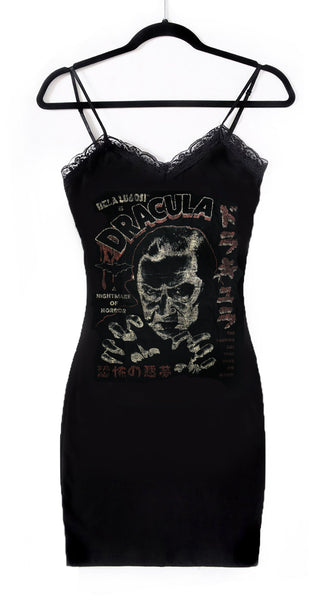 Dracula Lace Strap Dress (One-off)