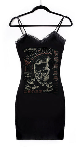 Dracula Lace Strap Dress (One-off)