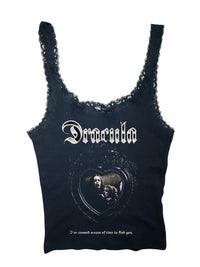 Oceans of Time Ribbed Lace Tank (Limited edition)
