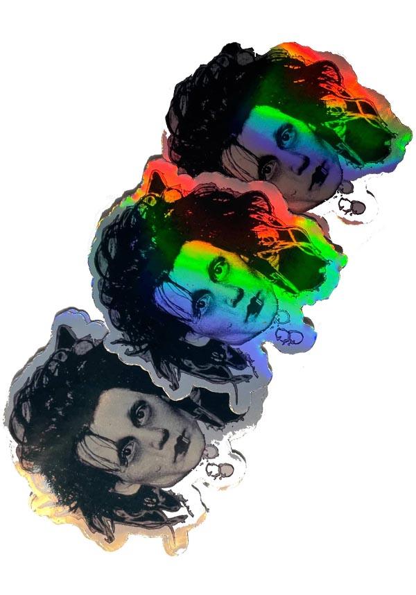 Edward Cut Vinyl Holographic STICKER