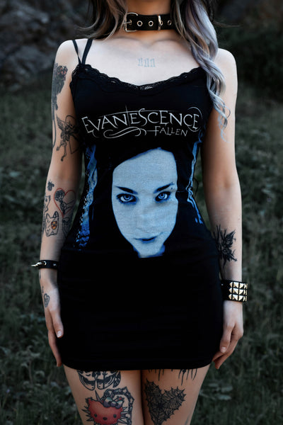 Evanescence Lace Strap Dress