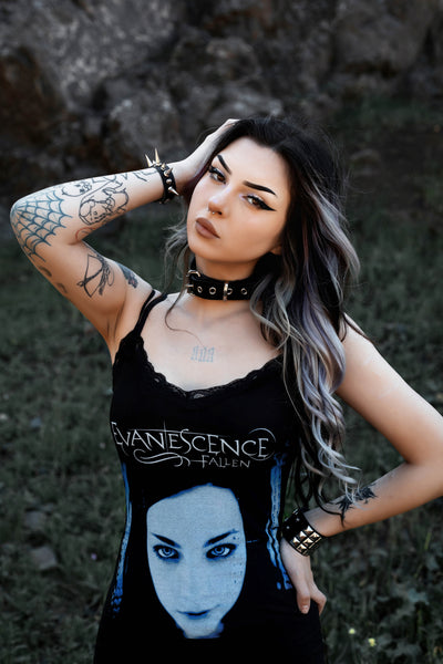 Evanescence Lace Strap Dress