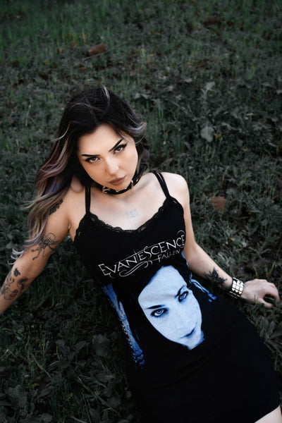 Evanescence Lace Strap Dress