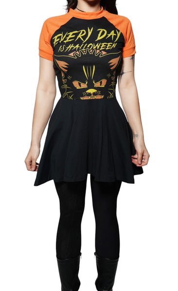 Every Day is Halloween Baby Doll Dress