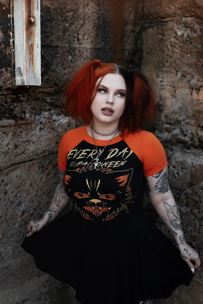 Every Day is Halloween Baby Doll Dress