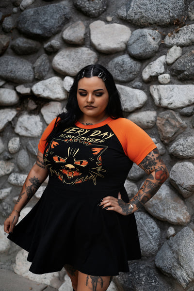 Every Day is Halloween Baby Doll Dress