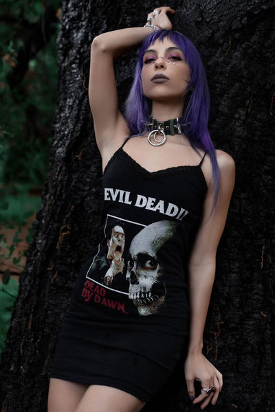 Evil Dead Lace Strap Dress