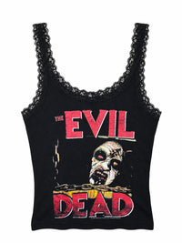 Pretty Possessed Lace Ribbed Tank