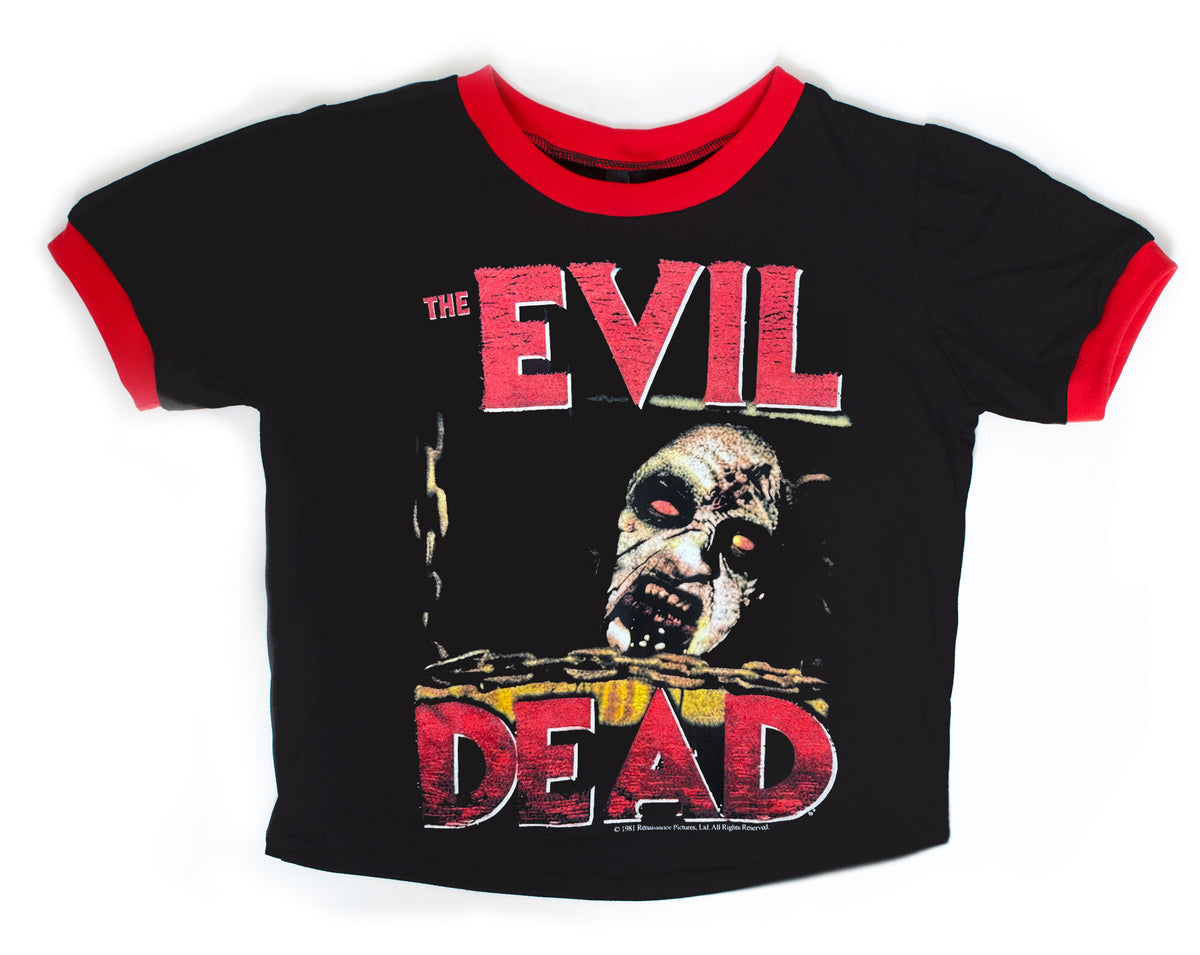 Pretty Possessed Ringer Tee