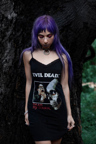 Evil Dead Lace Strap Dress