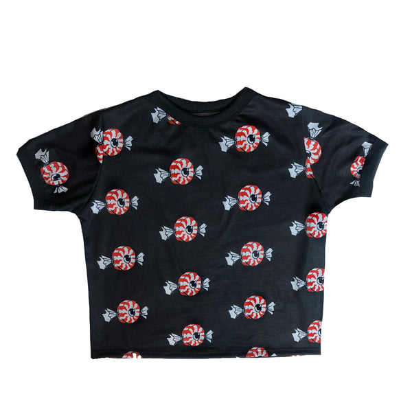 Eyecandy Print Ringer Tee