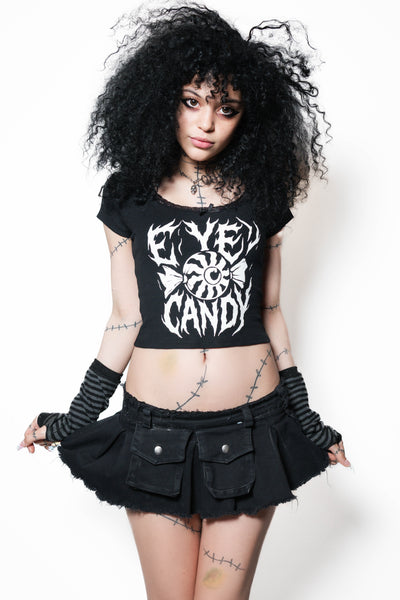 Eyecandy Scoop Neck Lace Tee (Limited edition)