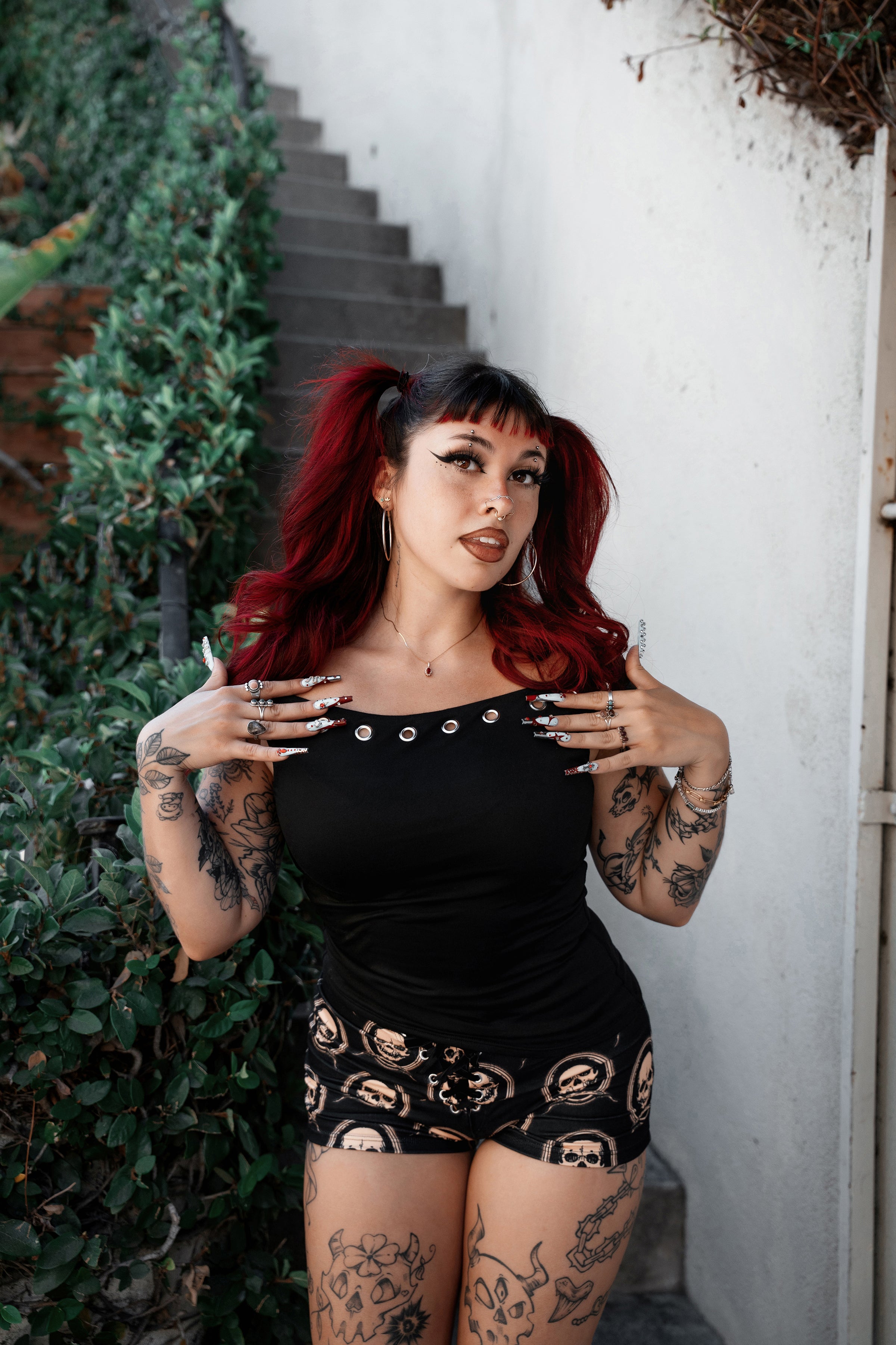 No Mercy Eyelet Top