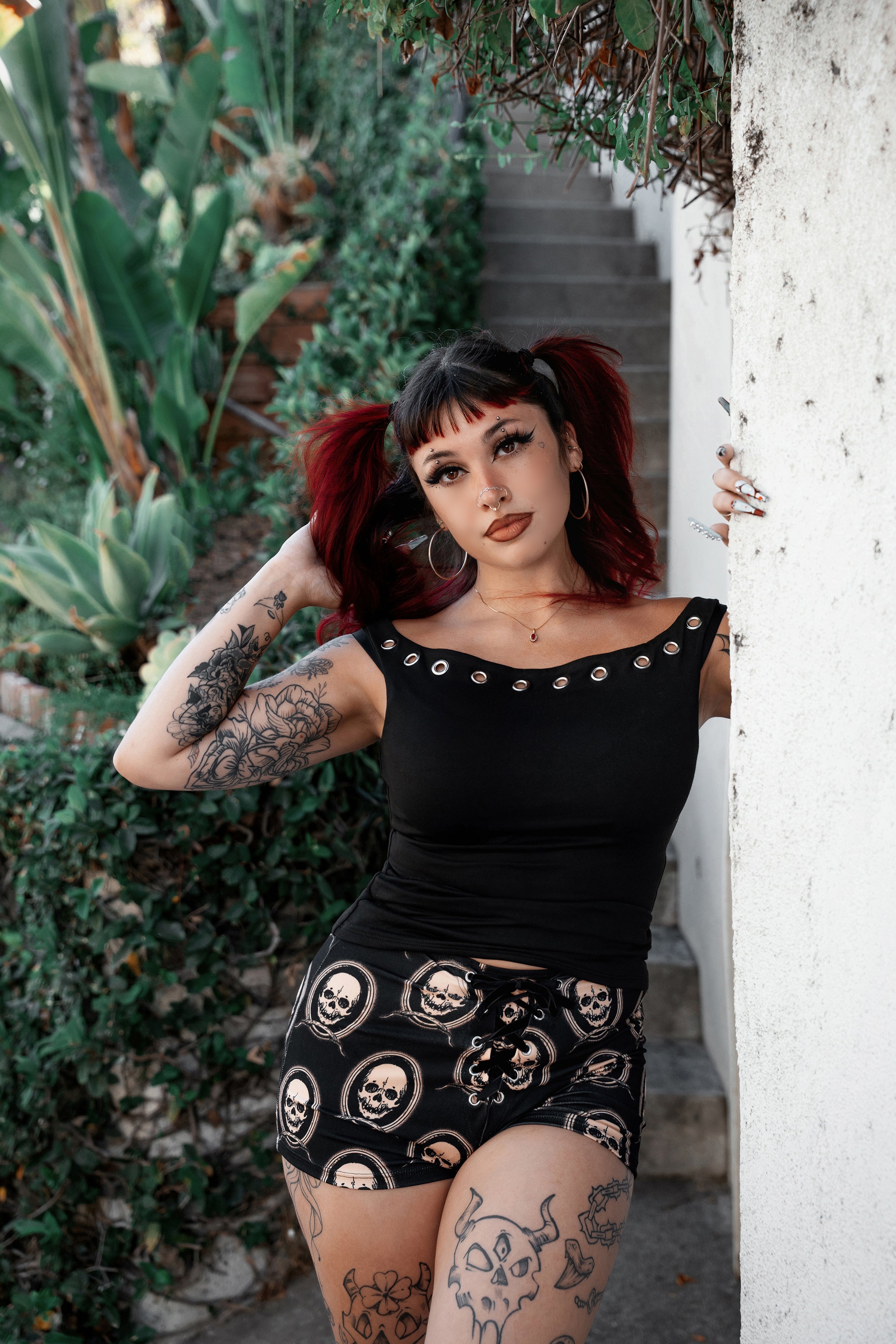 No Mercy Eyelet Top