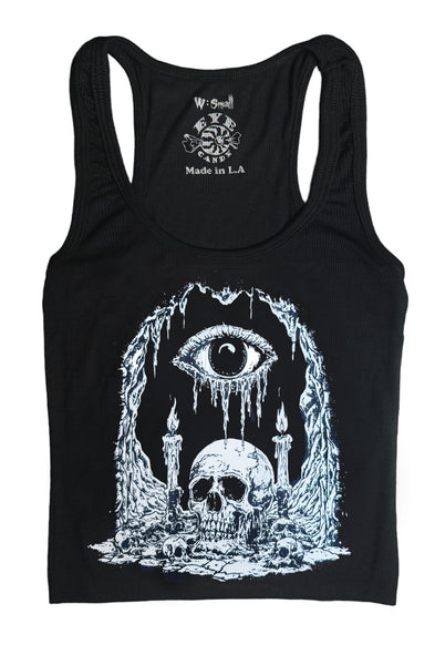 Eye of Death Ribbed Tank Top