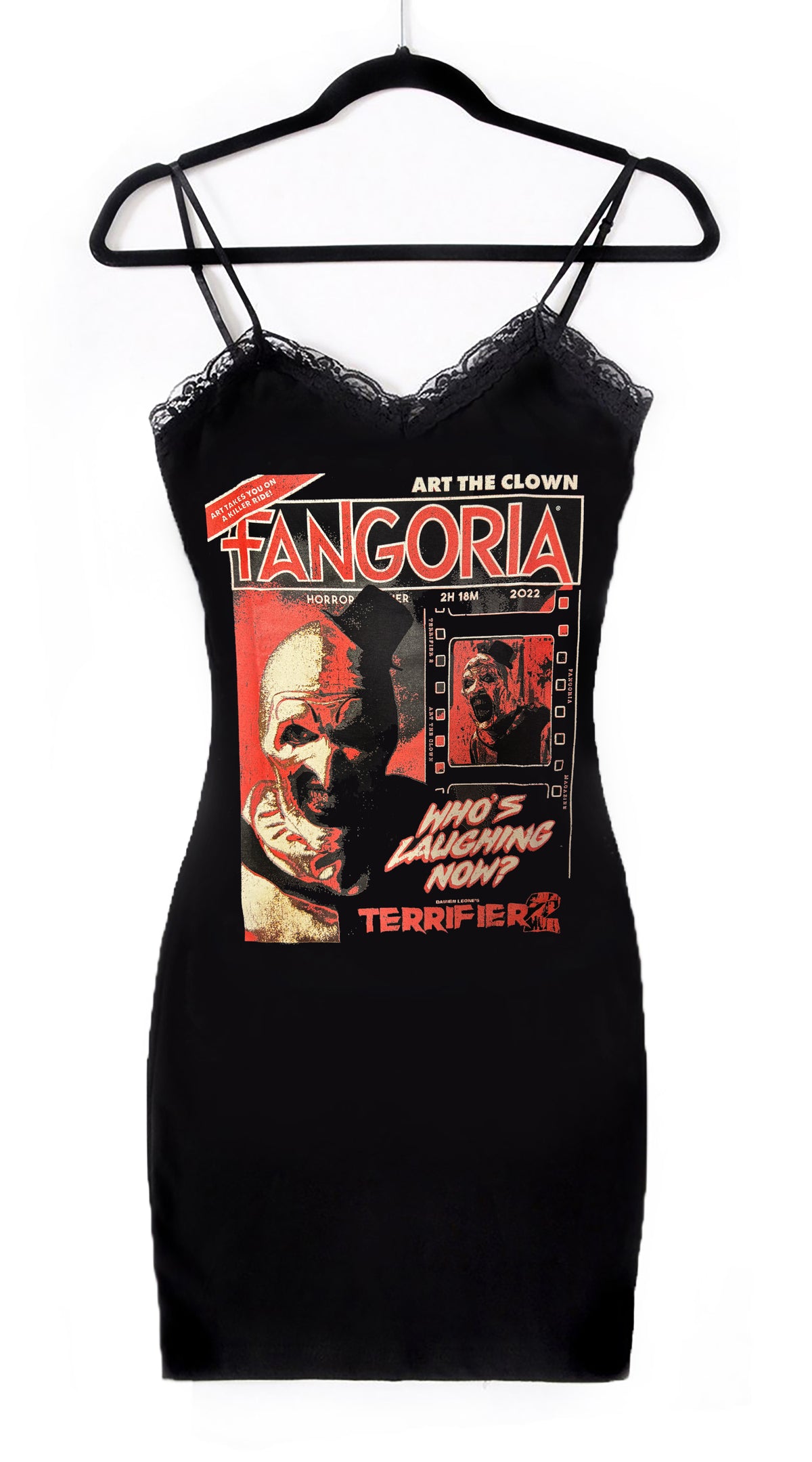 Terrifier X Fangoria Magazine Cover Lace Strap Dress