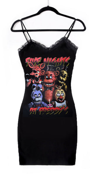 Five Nights at Freddy's Lace Strap Dress