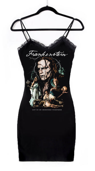 Frankenstein Lace Strap Dress