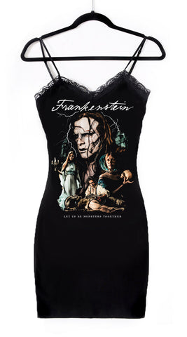 Frankenstein Lace Strap Dress