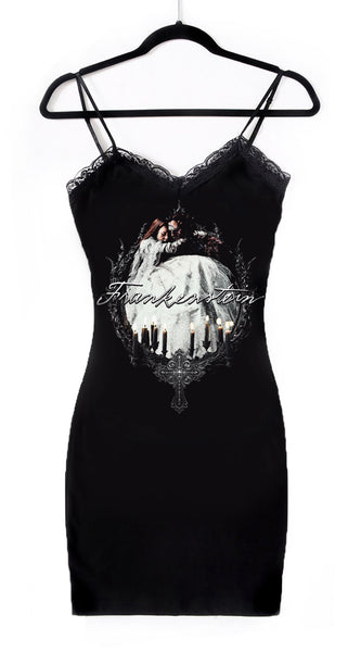 Frankenstein Lace Strap Dress (Love)