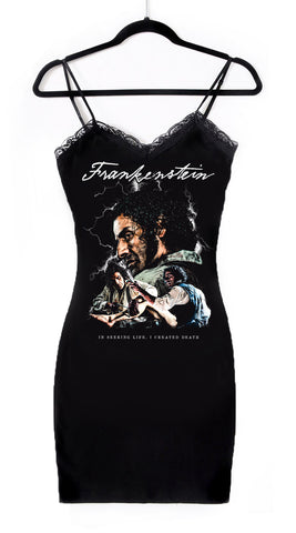 Frankenstein - Victor  Lace Strap Dress
