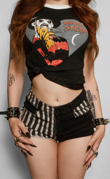 Freddy (Metal) Ringer Tee (Black)