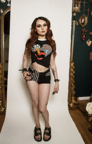 Freddy (Metal) Ringer Tee (Black)