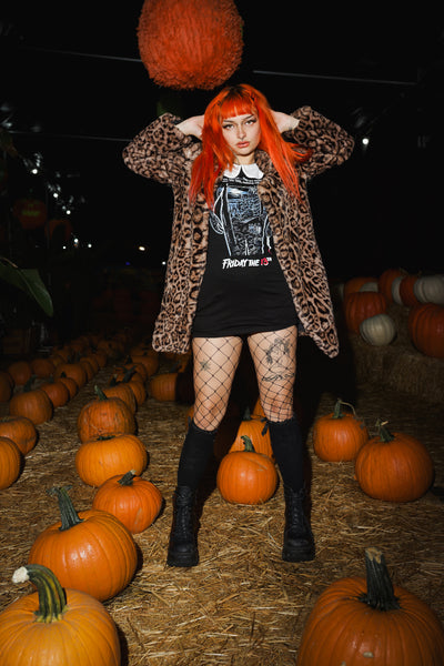 Leopard Faux Fur (Long) Coat Jacket