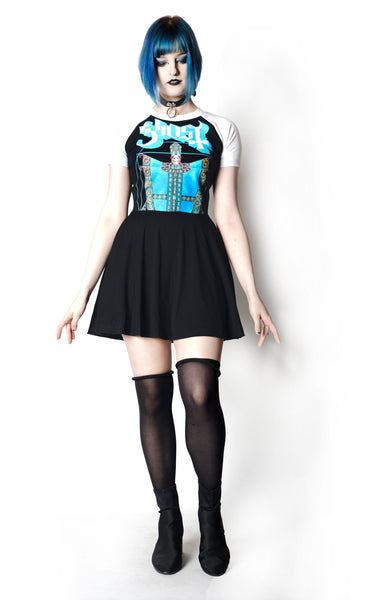 Ghost (White Sleeves) Baby Doll Dress