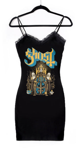 Ghost Lace Strap Dress