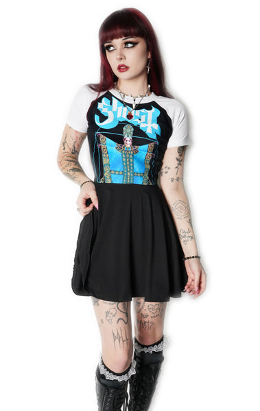 Ghost (White Sleeves) Baby Doll Dress