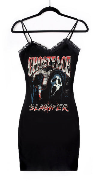 Ghostface Lace Strap Dress