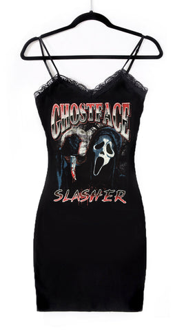 Ghostface Lace Strap Dress