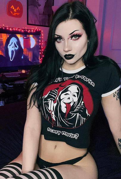 Fav Scary Movie Ringer Tee