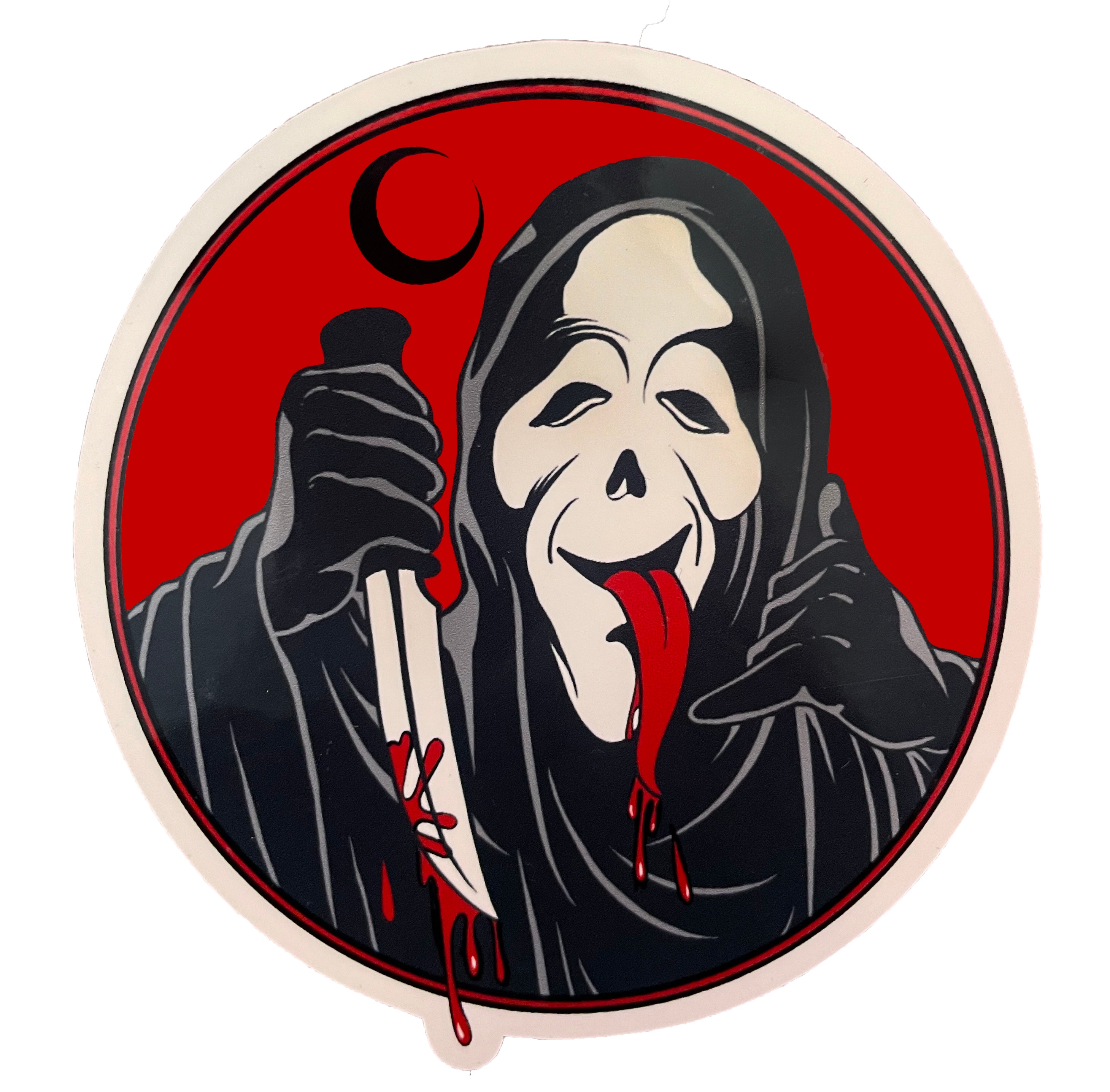 Ghostface Sticker Chart Stickers - Vera's Eyecandy