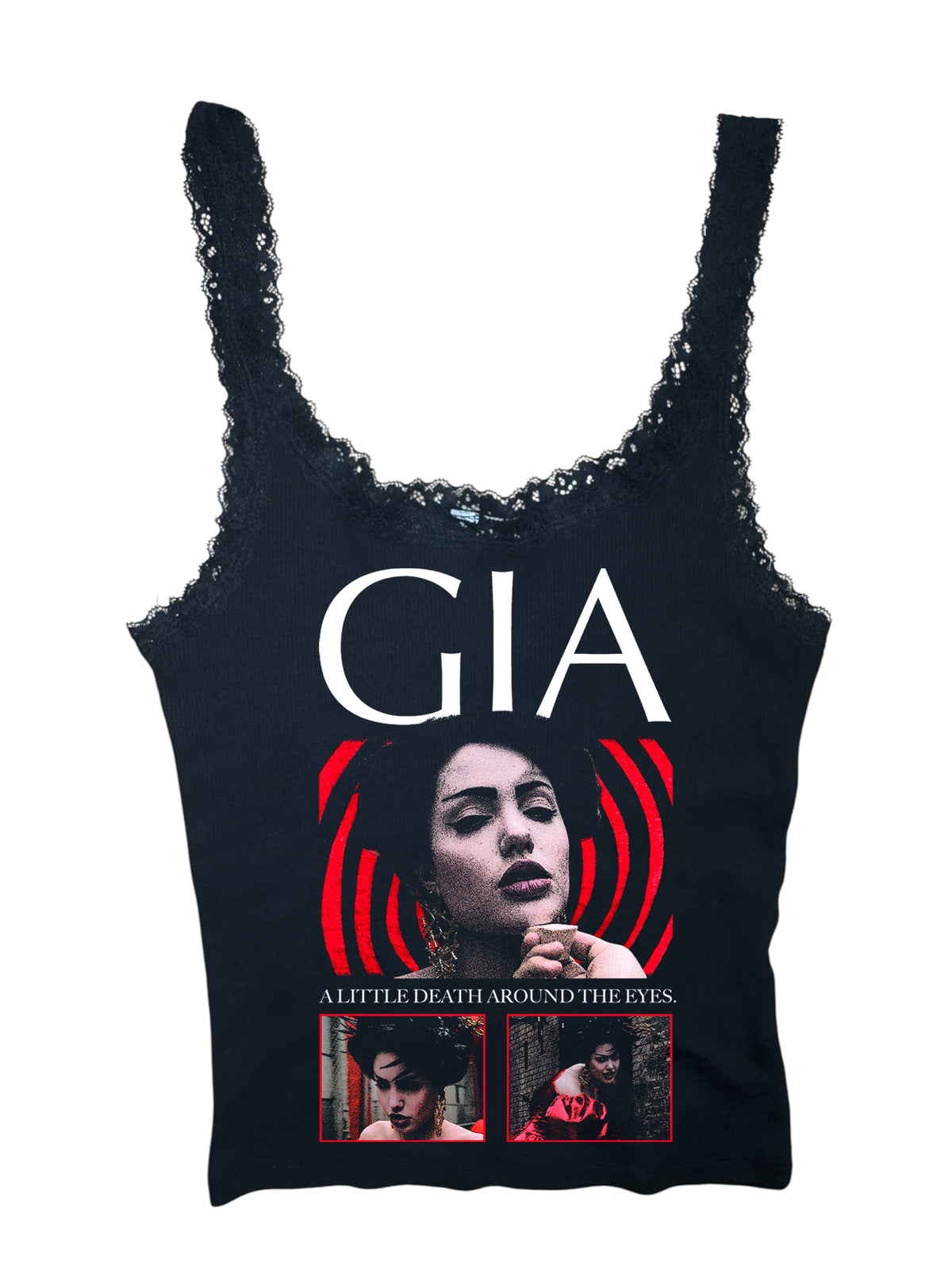 Gia Ribbed Lace Tank